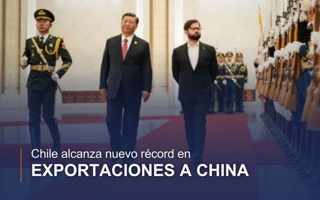 Chile alcanza nuevo récord en exportaciones a China