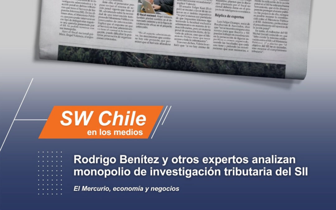 Rodrigo Benítez y otros expertos analizan monopolio de investigación tributaria del SII