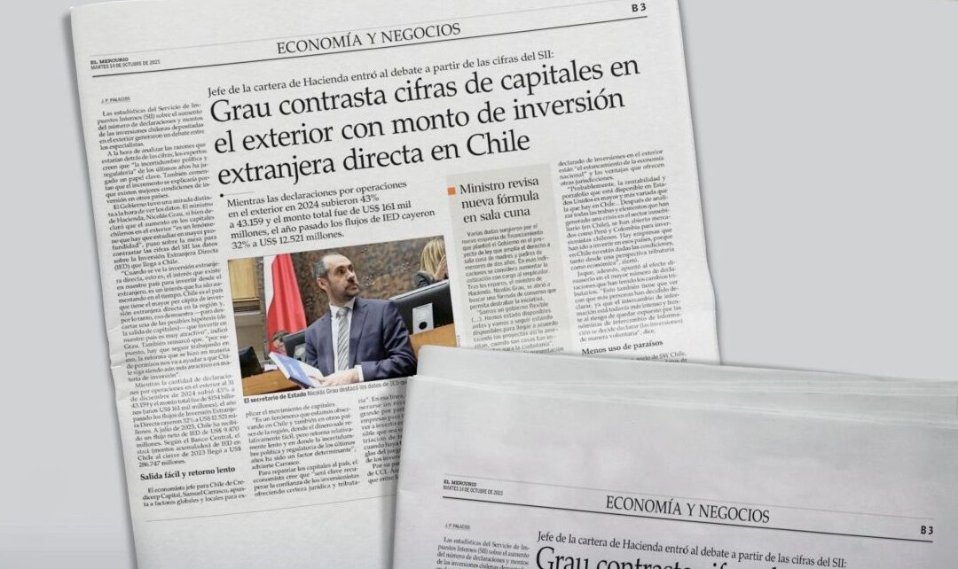 Inversiones chilenas en el exterior: un reflejo de modernización tributaria 📈